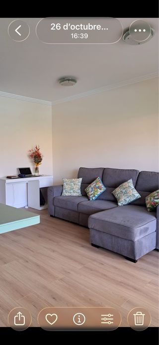 Sofá 3 plazas chaise longue con arcón