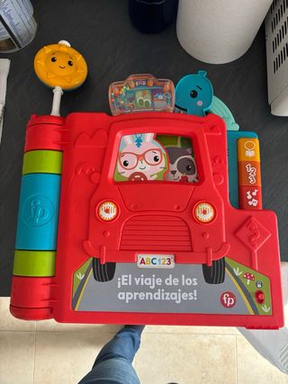 Libro historias sienta y levanta Fisher-price