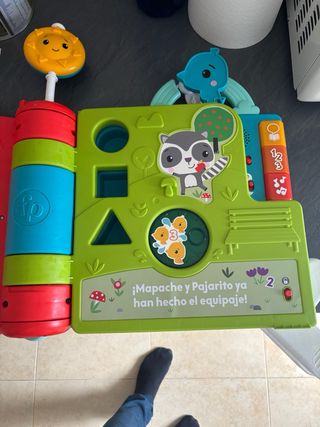 Libro historias sienta y levanta Fisher-price