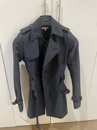 Gabardina Morgan azul marino talla 36