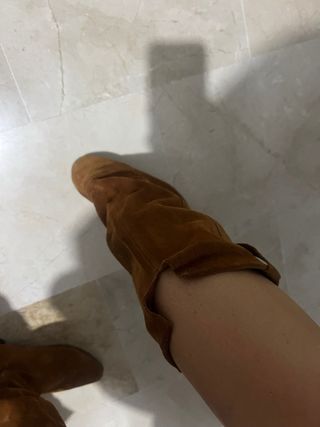 Botas de piel marrones italianas