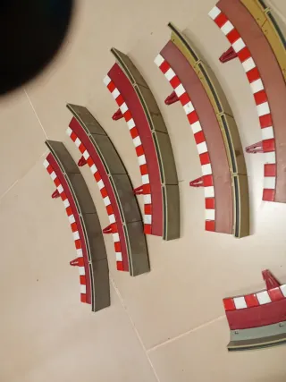 Bordes Curva Scalextric muros LEER DESCRIPCIÓN
