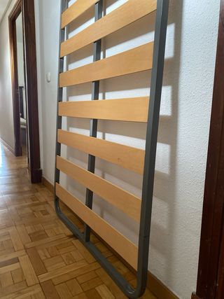 Somier 110x190cm Metal y Madera