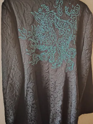 Chaquetón Desigual Negro Multicolor