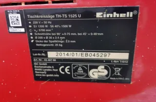 Mesa de corte sierra circular Einhell