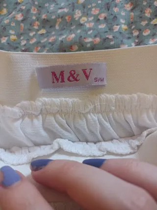 Falda Tutú Blanca con Encaje