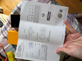 Anillo diamante 1.5ct IGI oro blanco 18k