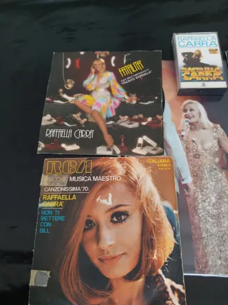 Lote Vinilos Raffaella Carrà