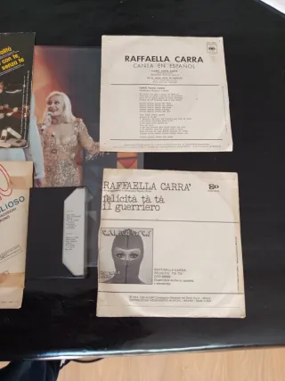 Lote Vinilos Raffaella Carrà