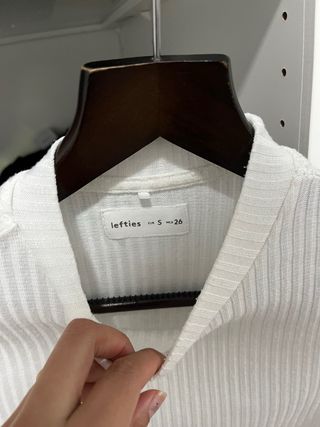 Top Lefties Blanco Talla S