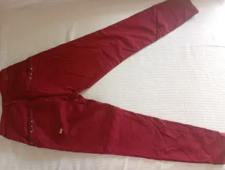 Pantalón Salsa Primavera Mujer color burdeos