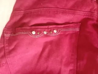 Pantalón Salsa Primavera Mujer color burdeos