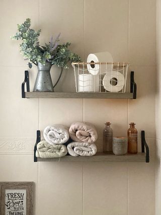 PRECIOSO BAÑO RUSTICO VINTAGE