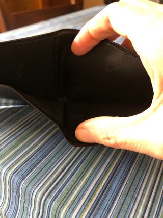 Cartera Montblanc Negra MBW