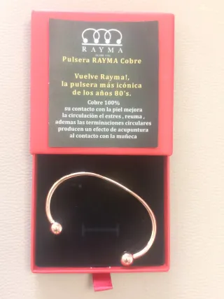Pulsera RAYMA Cobre icónica años 80