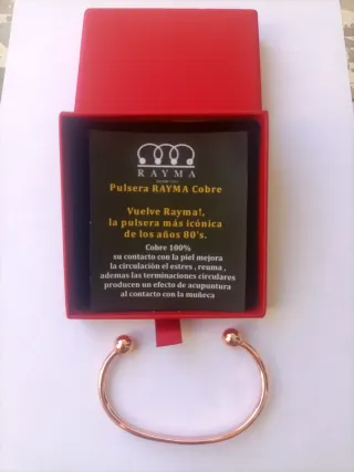 Pulsera RAYMA Cobre icónica años 80
