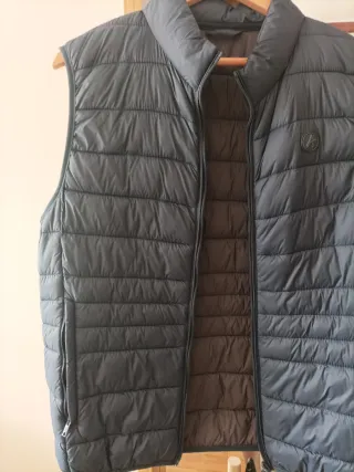 Chaleco Álvaro Moreno Azul/Marrón