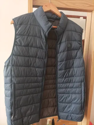 Chaleco Álvaro Moreno Azul/Marrón