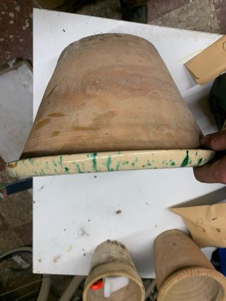 Vaso d'arredo in ceramica