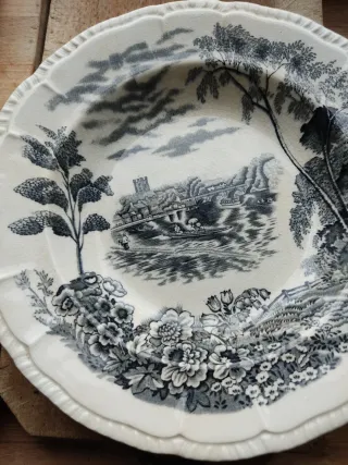 5 piatti fondi Pountney inglesi