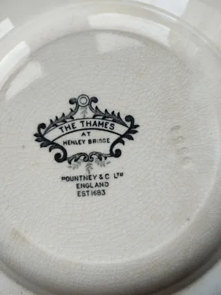 5 piatti fondi Pountney inglesi