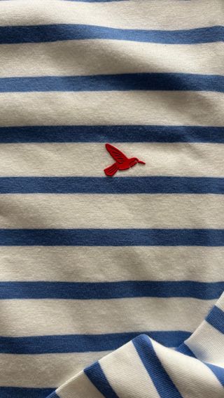 Camiseta Lloyds rayas azul y blanco