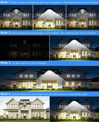 2x Farolas Solares Exterior LED