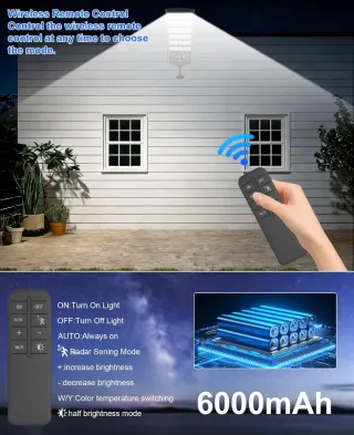 2x Farolas Solares Exterior LED