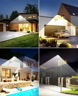 2x Farolas Solares Exterior LED