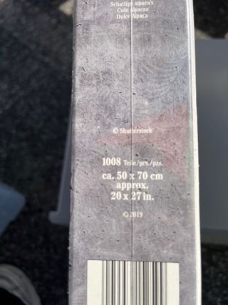 Puzzle Ravensburger 1000 pezzi Llama e Cactus