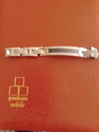 6 Bracciali Uomo e Anello in Acciaio