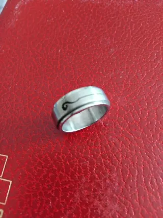 6 Bracciali Uomo e Anello in Acciaio