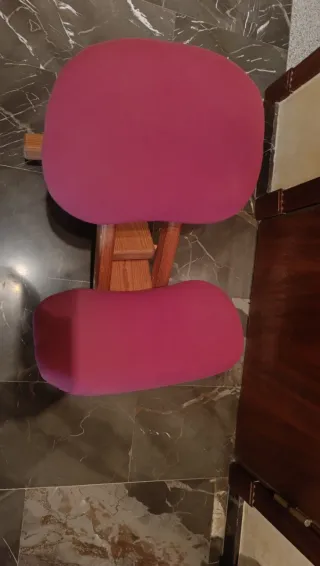 Silla para estética o masajes madera varias posici