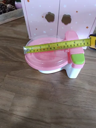 Inodoro de juguete con luz y sonido