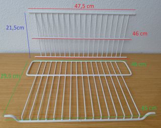 2 Rejillas Frigorífico Beko 45/46cm