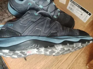 Zapatillas Salomon Montaña Gris/Teal