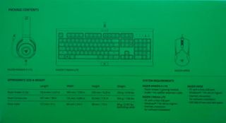 Pacchetto Gaming Razer Tastiera Mouse Cuffie