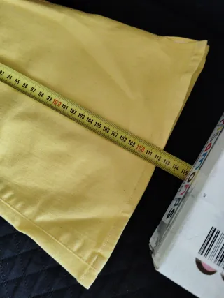 Pantalón campana amarillo + People T27