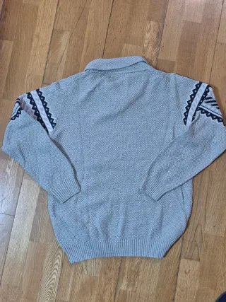 Jersey cuello vuelto estampado talla XL