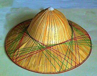 Sombrero vietnamita bambú artesanal
