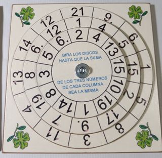 Juego de sumar con 3 Discos