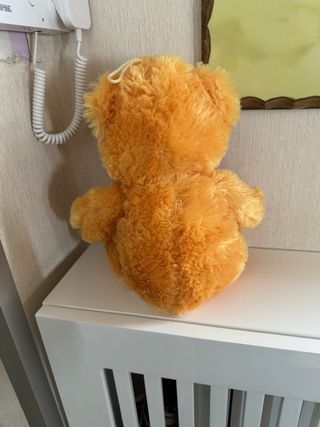 Orsetto peluche arancione