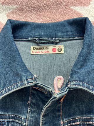 Chaqueta vaquera Desigual estrellas T.8-10