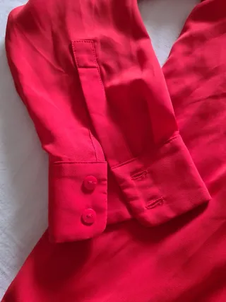 Camisa H&M Roja Mujer Talla 40