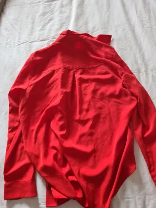 Camisa H&M Roja Mujer Talla 40