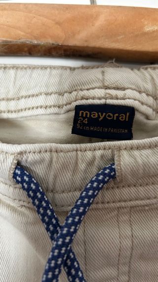 Pantalón cargo niño Mayoral beige