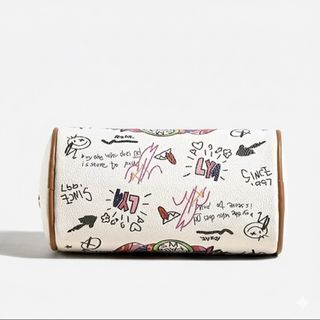 Borsa Orso Orsetto Multicolore con Tracolla bianca