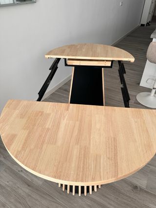 Mesa comedor extensible Noryk madera