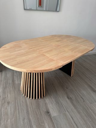 Mesa comedor extensible Noryk madera