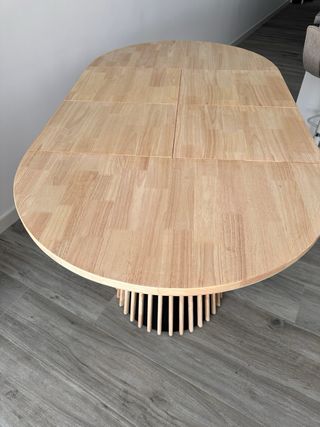 Mesa comedor extensible Noryk madera